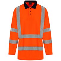 High Visibility Long Sleeve Polo