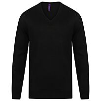 Cashmere Touch Acrylic V-Neck Jumper