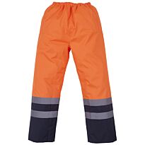 Hi-Vis Waterproof Overtrousers (Hvs463)