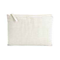 Striped Organic Accessory Pouch