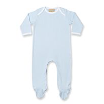 Contrast Long Sleeve Sleepsuit