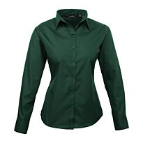 Women'S Poplin Long Sleeve Blouse