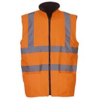 Hi-Vis Reversible Fleece Bodywarmer (Hv008F)