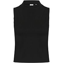 Women'S High Neck Crop Vest