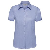 Women'S Short Sleeve Herringbone Shirt