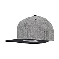 Melange Solid Snapback