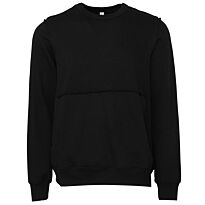 Unisex Raw-Seam Crew Pullover