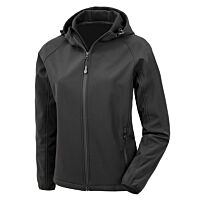 Women’S Recycled 3-Layer Printable Hooded Softshell