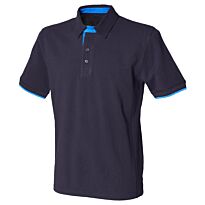 Contrast Piqué Polo Shirt