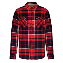 Sherpa-Lined Checked Shirt Jacket