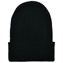 Recycled Yarn Ribbed Knit Beanie