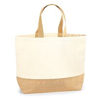 Jute Base Canvas Tote Xl