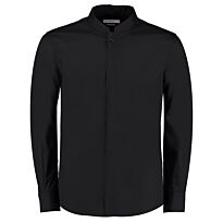 Mandarin Collar Shirt Long-Sleeved (Tailored Fit)