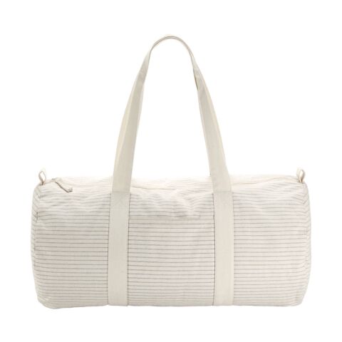 Striped Organic Cotton Barrel Bag