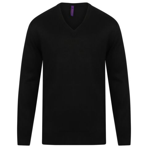 Cashmere Touch Acrylic V-Neck Jumper