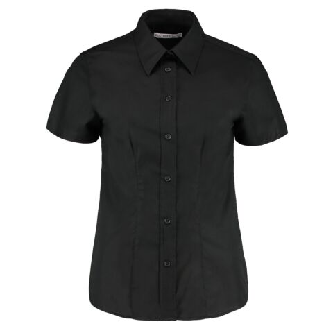 Women'S Workplace Oxford Blouse Short-Sleeved (Tailored Fit)