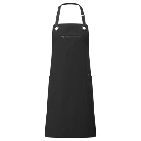 ‘Barley’ Contrast Stitch Bib Apron