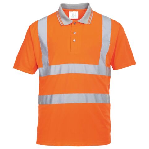 Hi-Vis Short Sleeved Polo (S477/Rt22)