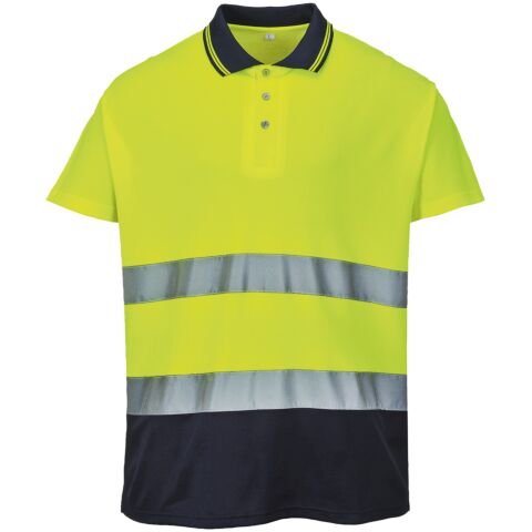 Two-Tone Cotton Comfort Polo (S174)