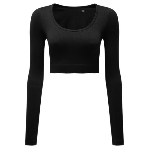 Women’S Tridri® Ribbed Seamless '3D Fit' Crop Top