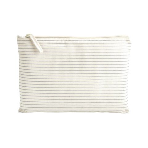 Striped Organic Accessory Pouch