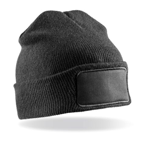 Recycled Double Knit Printers Beanie