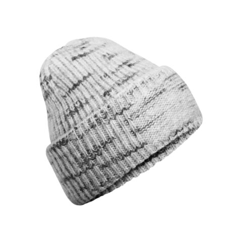 Chunky Knit Reverse Patch Beanie