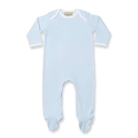 Contrast Long Sleeve Sleepsuit