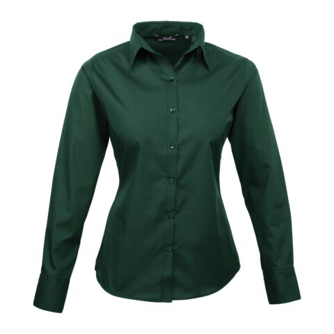 Women'S Poplin Long Sleeve Blouse