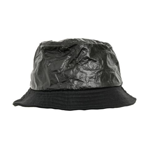 Crinkled Paper Bucket Hat