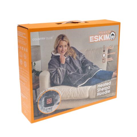 Heated Eskimo Blanket Hoodie