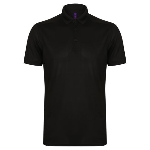 Stretch Polo Shirt With Wicking Finish