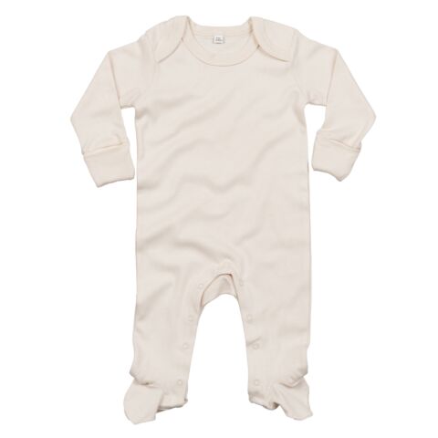 Baby Organic Envelope Sleepsuit With Mitts