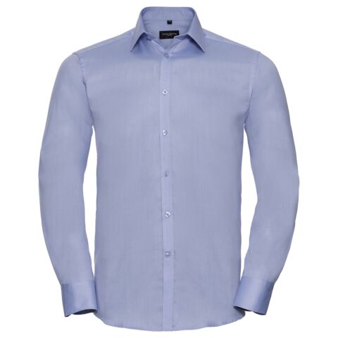 Long Sleeve Herringbone Shirt