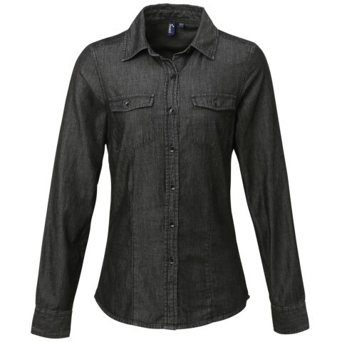 Women'S Jeans Stitch Denim Shirt