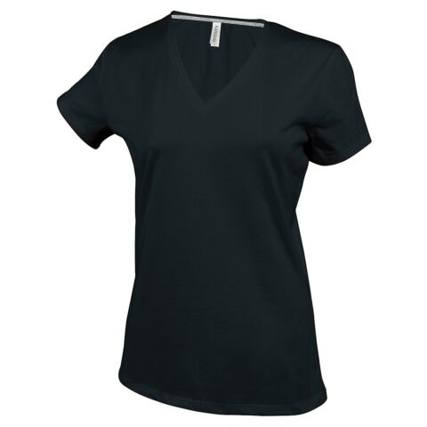 Ladies' Short-Sleeved V-Neck T-Shirt