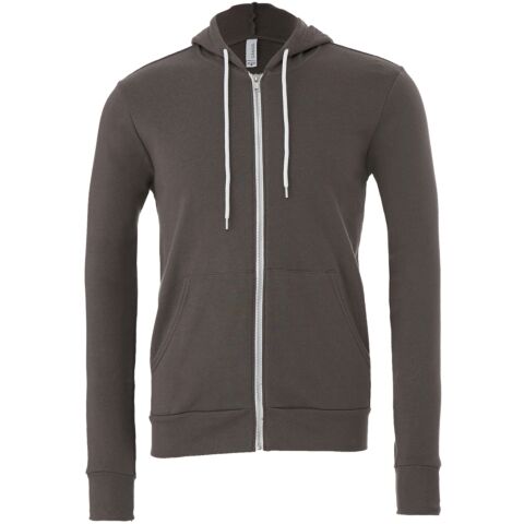 Unisex Polycotton Fleece Full-Zip Hoodie