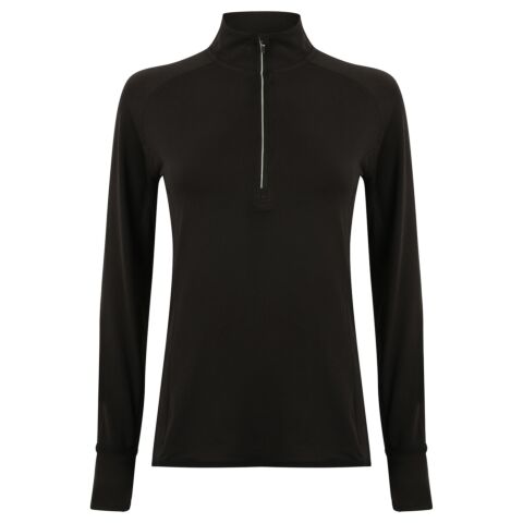 Women'S Long-Sleeved ¼ Zip Top