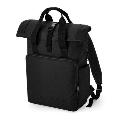 Recycled Twin Handle Roll-Top Laptop Backpack